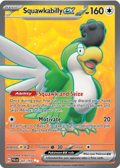 Squawkabilly ex 247/193 — Paldea Evolved