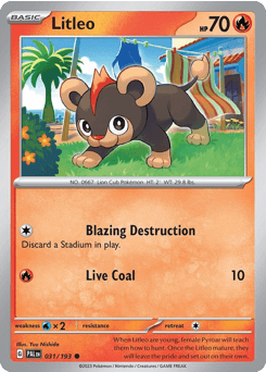 Litleo 31/193 — Paldea Evolved