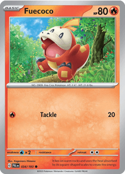 Fuecoco 34/193 — Paldea Evolved