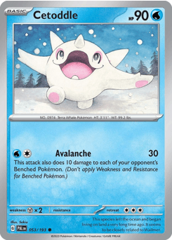 Cetoddle 53/193 — Paldea Evolved