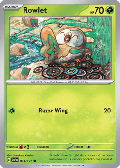 Rowlet 13/197 — Obsidian Flames