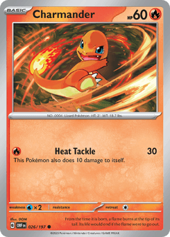 Charmander 26/197 — Obsidian Flames