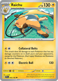 Raichu 52/162 — Temporal Forces