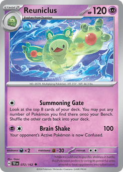Reuniclus 72/162 — Temporal Forces
