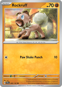 Rockruff 89/162 — Temporal Forces