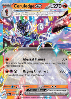 Ceruledge ex 36/191 — Surging Sparks