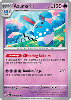Azumarill 74/191 — Surging Sparks