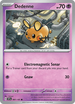 Dedenne 87/191 — Surging Sparks