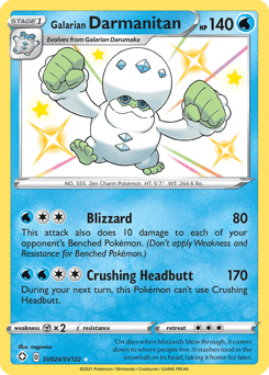 Galarian Darmanitan SV024/122 — Shining Fates Shiny Vault