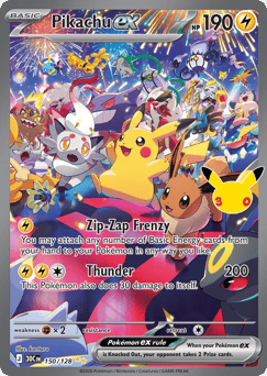 Pikachu ex 150