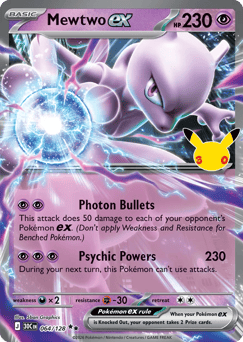 Mewtwo ex 64