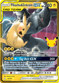 Pikachu & Zekrom-GX 33
